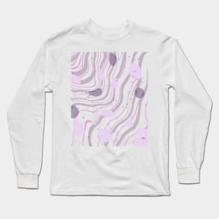 Line and Dot Long Sleeve T-Shirt